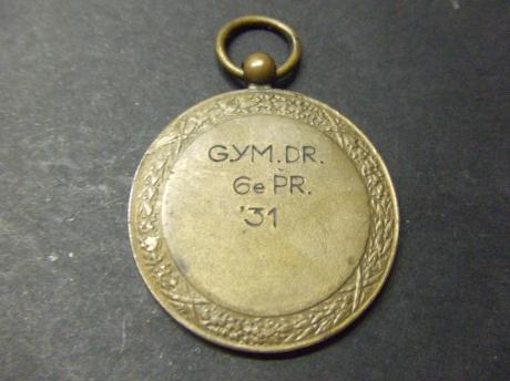 Gymnastiek,Turnen 6e prijs 1931 (2)